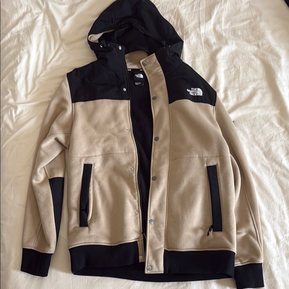The North Face Men's Tan and Black Jacket